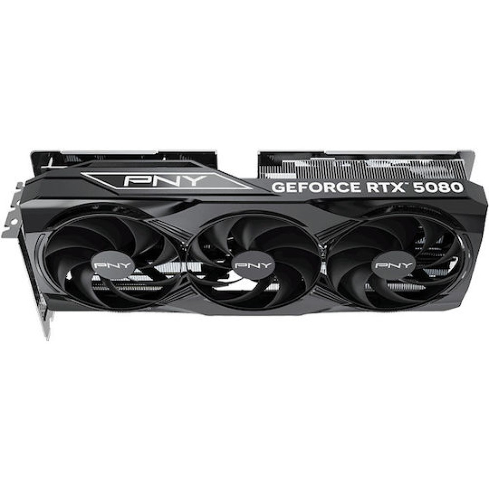 PNY GeForce RTX 5080 16GB GDDR7 Overclocked Triple Fan Κάρτα Γραφικών