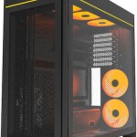 Montech HS01 PRO Gaming Midi Tower Κουτί Υπολογιστή με RGB Φωτισμό Μαύρο