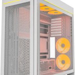 Montech HS01 PRO Gaming Midi Tower Κουτί Υπολογιστή με RGB Φωτισμό Λευκό