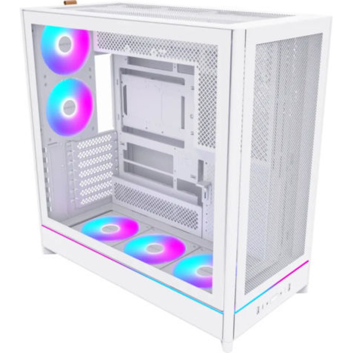 Montech HS01 PRO Gaming Midi Tower Κουτί Υπολογιστή με RGB Φωτισμό Λευκό