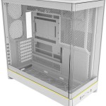 Montech HS02 Gaming Midi Tower Κουτί Υπολογιστή με Πλαϊνό Παράθυρο Λευκό