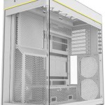 Montech HS02 Gaming Midi Tower Κουτί Υπολογιστή με Πλαϊνό Παράθυρο Λευκό