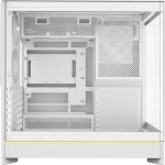 Montech HS02 Gaming Midi Tower Κουτί Υπολογιστή με Πλαϊνό Παράθυρο Λευκό