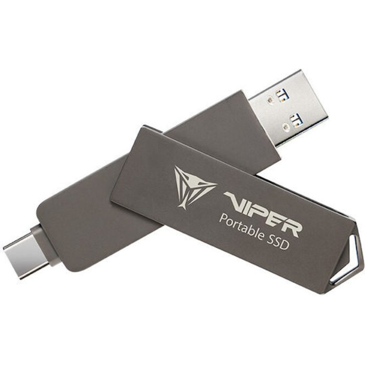 Patriot Pvp30 Duo Compact 1TB USB 3.2 SSD Stick με σύνδεση USB-A & USB-C Μαύρο