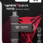 Patriot Pvp30 Duo Compact 2TB USB 3.2 SSD Stick με σύνδεση USB-A & USB-C Μαύρο