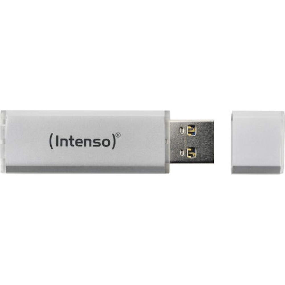 Intenso Alu Line 128GB USB 2.0 Stick Ασημί