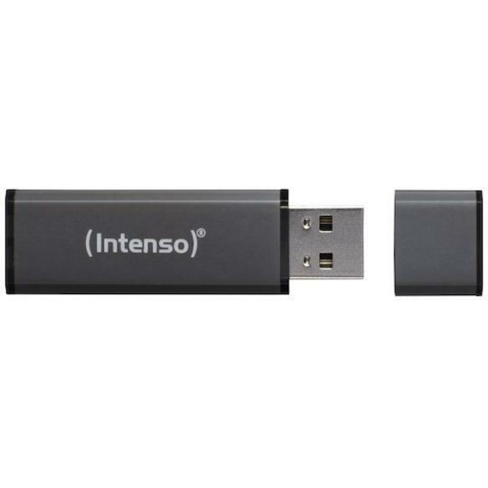 Intenso Alu Line Anthracite 128GB USB 2.0 Stick Γκρι