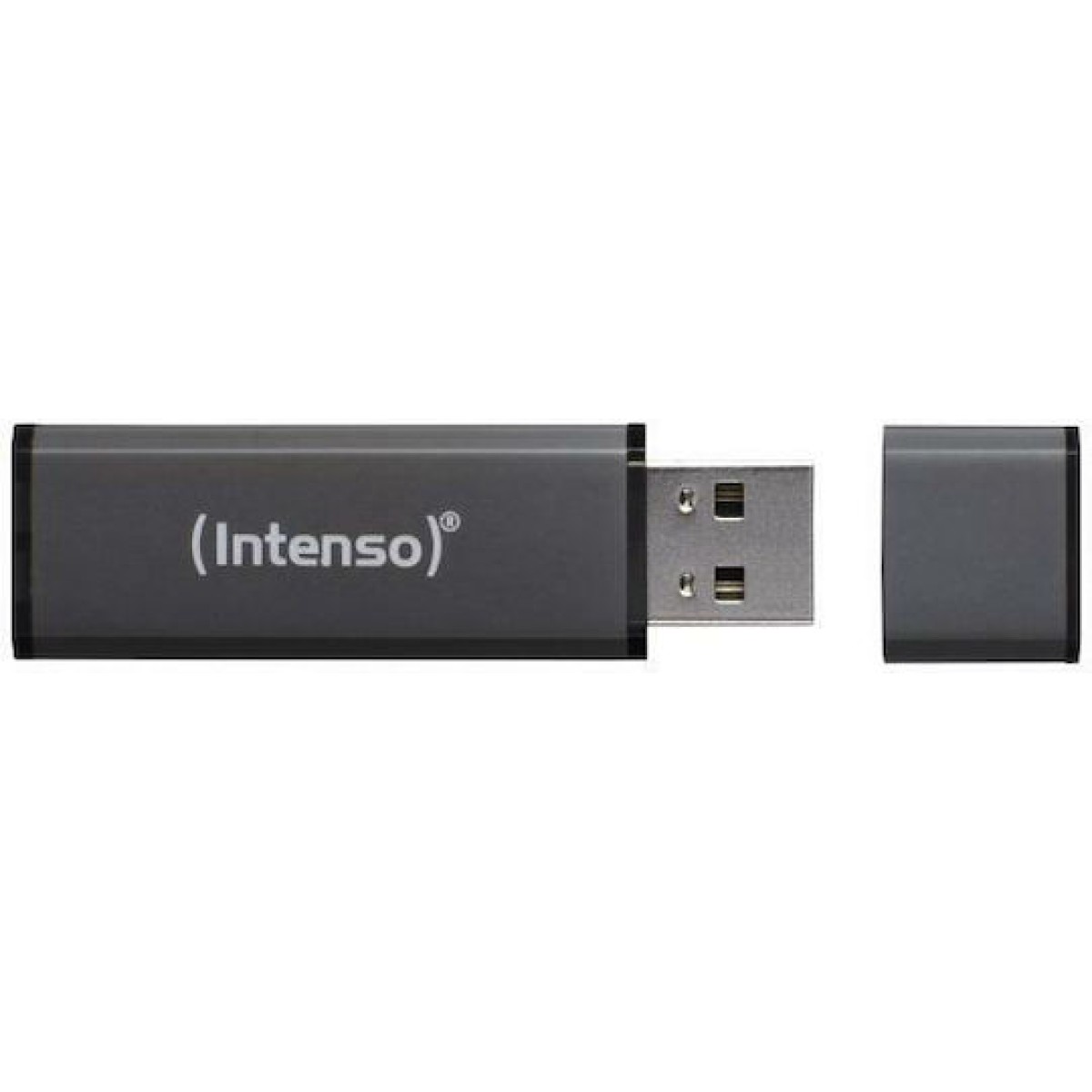 Intenso Alu Line Anthracite 128GB USB 2.0 Stick Γκρι