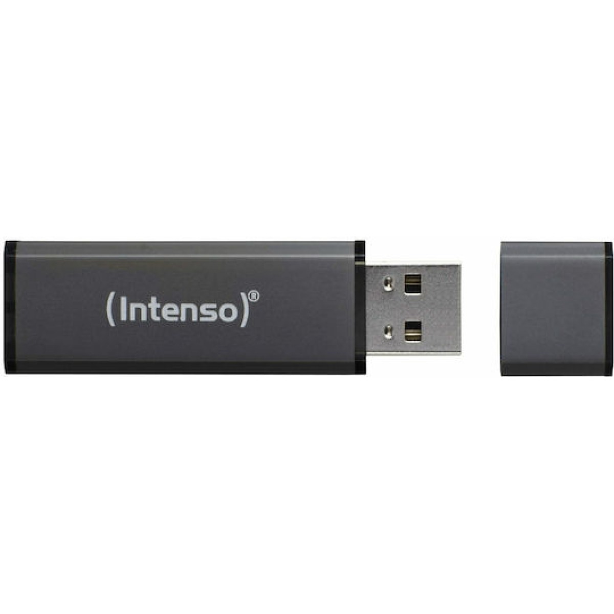 Intenso Alu Line Anthracite 128GB USB 2.0 Stick Γκρι