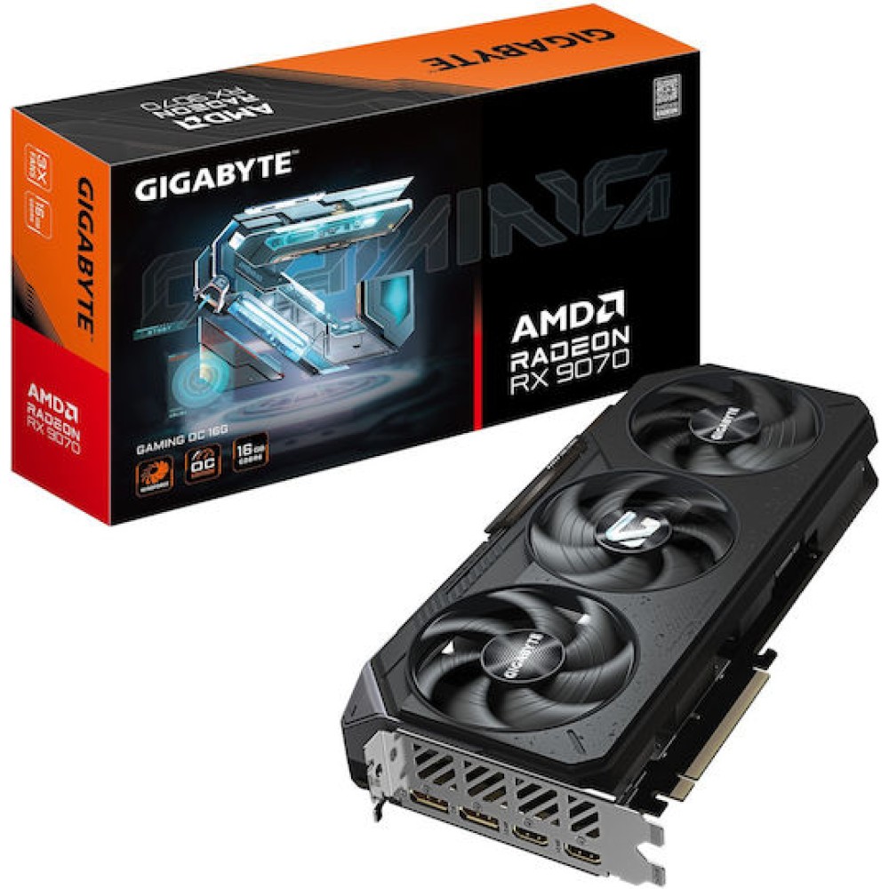 Gigabyte Radeon RX 9070 16GB GDDR6 GAMING OC Κάρτα Γραφικών