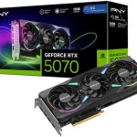 PNY GeForce RTX 5070 12GB GDDR7 ARGB EPIC-X RGB OC Triple Fan Κάρτα Γραφικών