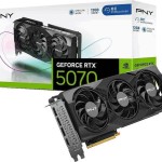 PNY GeForce RTX 5070 12GB GDDR7 VERTO OC Κάρτα Γραφικών