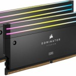 Corsair Dominator Titanium RGB XMP DDR5 32GB RAM με 2x16GB Modules και Ταχύτητα 7200 για Desktop