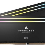 Corsair Dominator Titanium RGB DDR5 48GB RAM με 2x24GB Modules και Ταχύτητα 7200 για Desktop