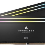 Corsair Dominator Titanium RGB XMP DDR5 32GB RAM με 2x16GB Modules και Ταχύτητα 7000 για Desktop