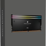 Corsair Dominator Titanium RGB XMP DDR5 32GB RAM με 2x16GB Modules και Ταχύτητα 7000 για Desktop