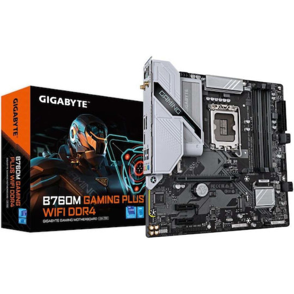 Gigabyte B760M Gaming Plus WIFI DDR4 rev. 1.0 Motherboard Micro ATX με Intel 1700 Socket