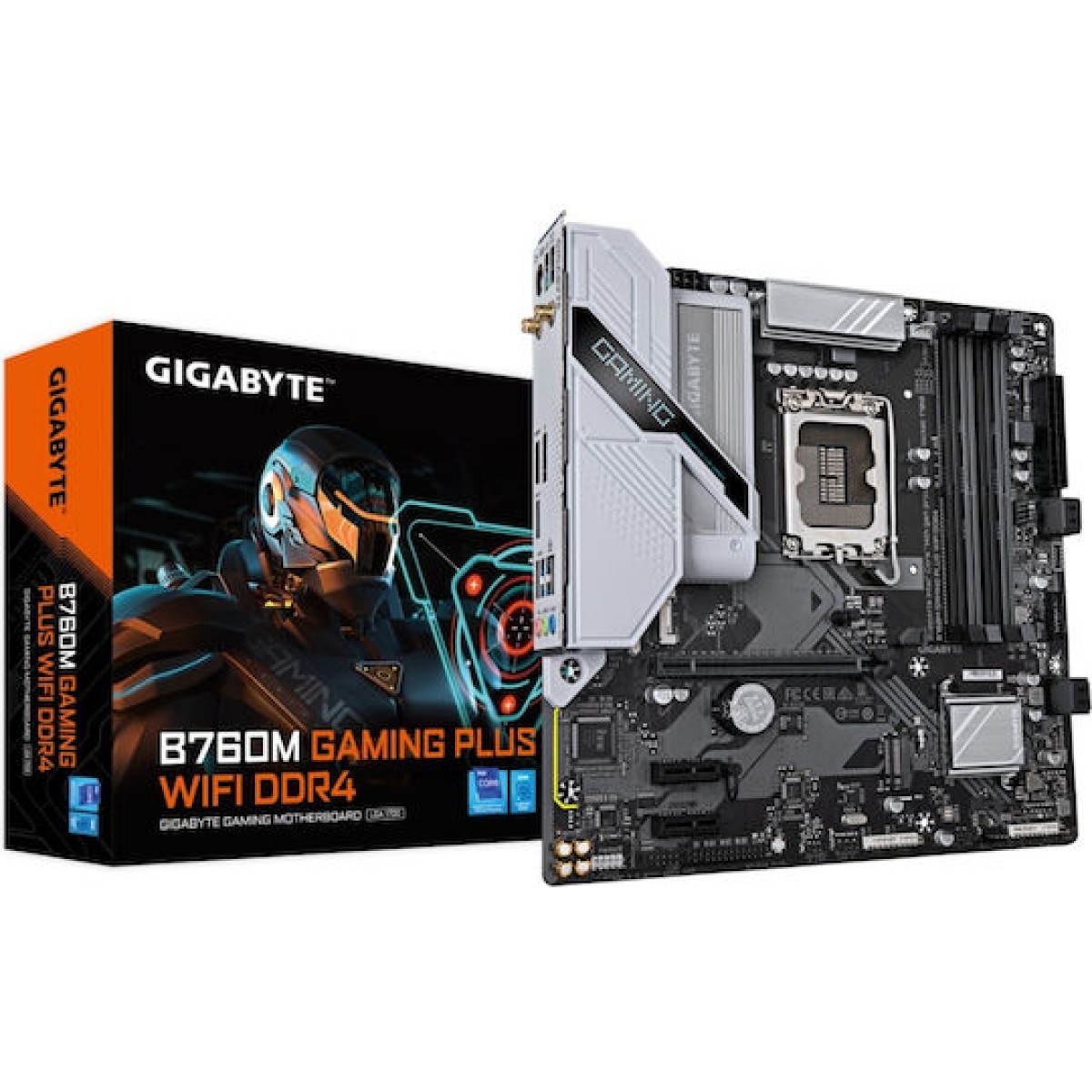 Gigabyte B760M Gaming Plus WIFI DDR4 rev. 1.0 Motherboard Micro ATX με Intel 1700 Socket