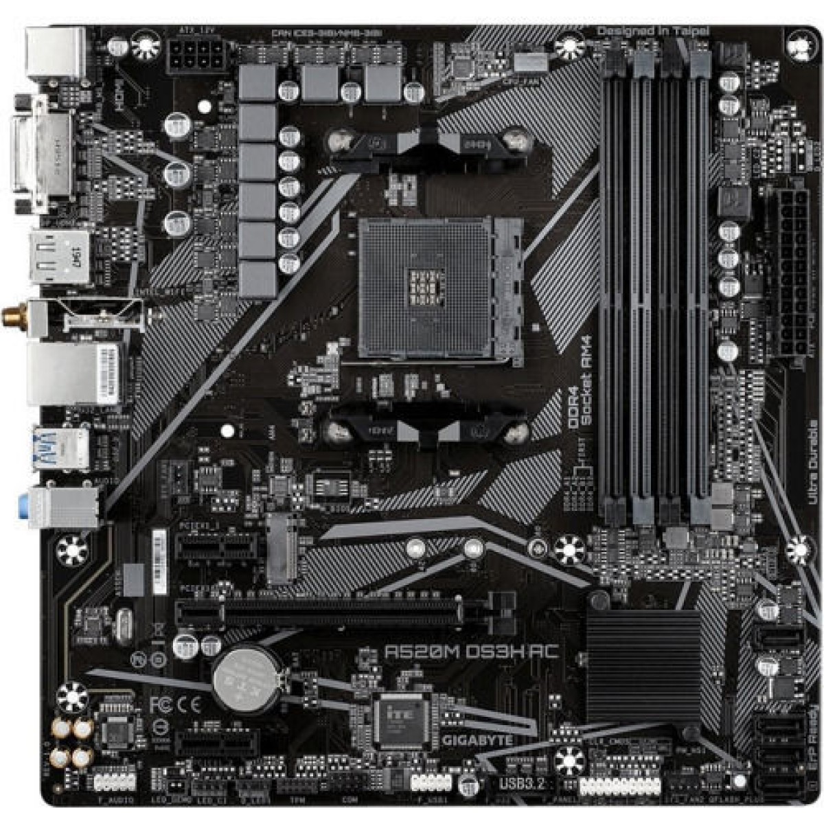 Gigabyte A520M DS3H AC rev. 1.x Wi-Fi Motherboard Micro ATX με AMD AM4 Socket
