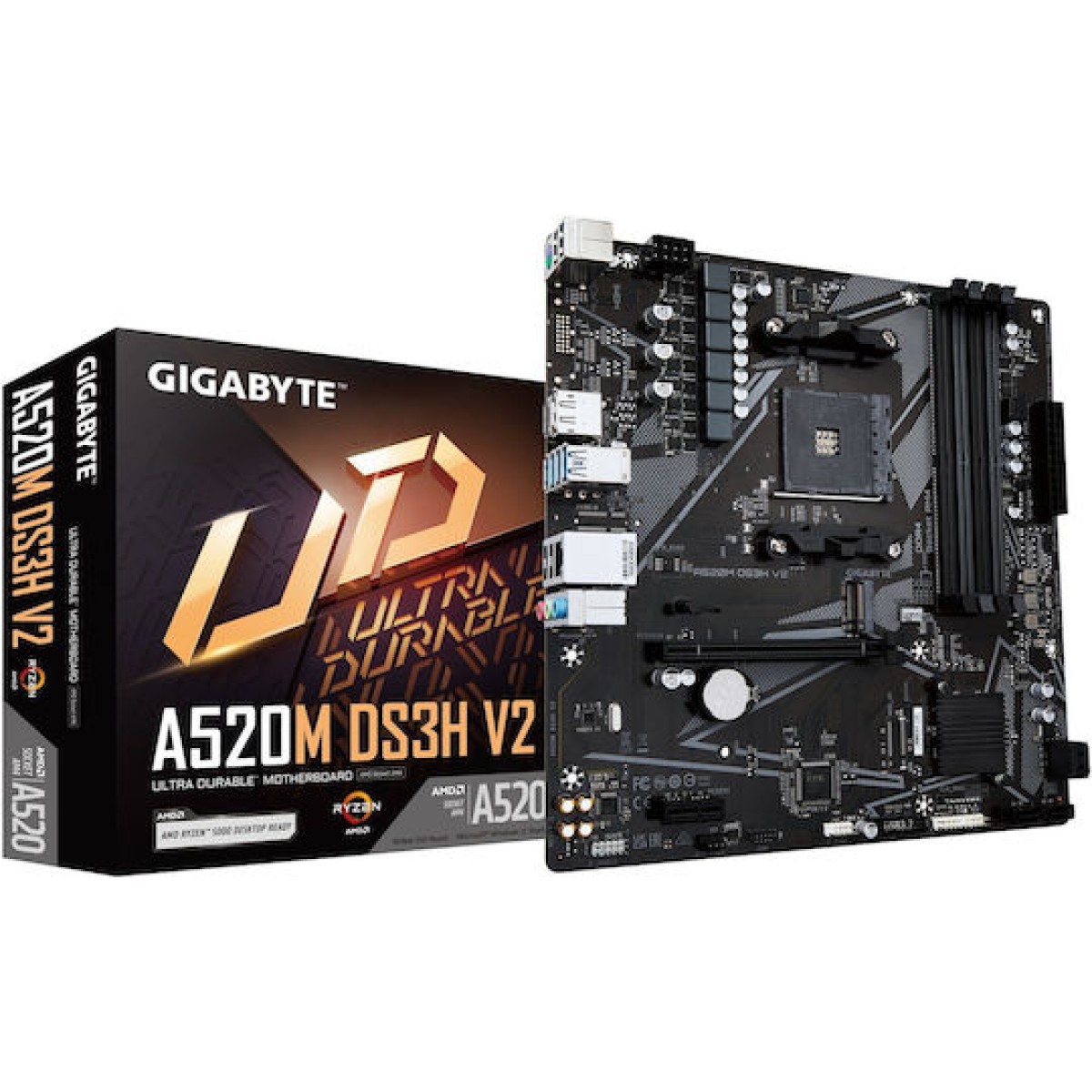 Gigabyte A520M DS3H V2 Motherboard Micro ATX με AMD AM4 Socket