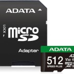 Adata microSDXC 512GB Class 10 U3 V30 A2