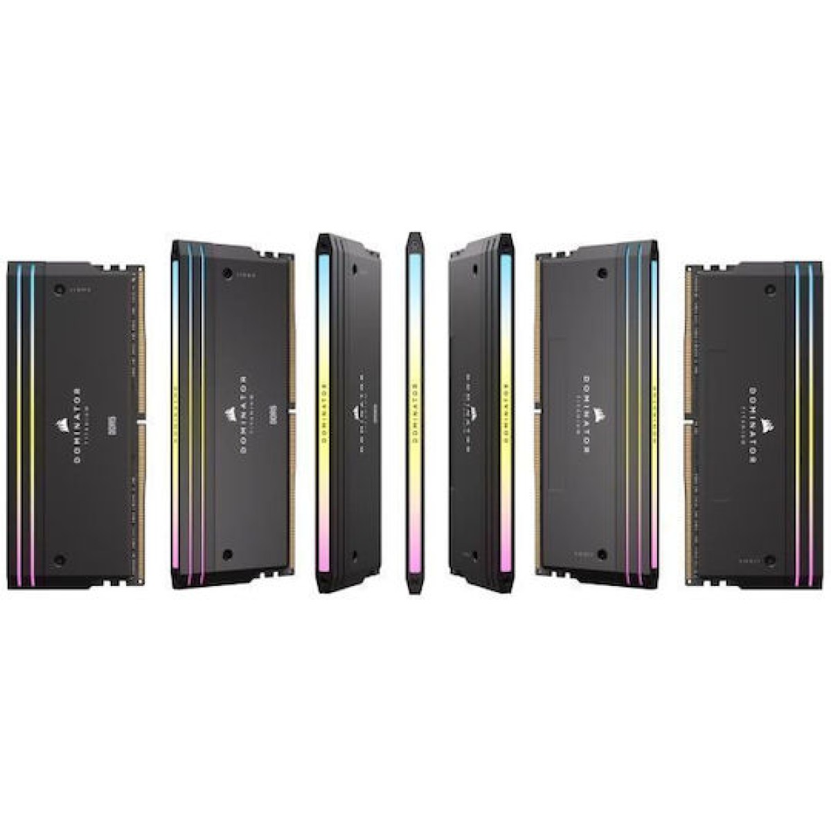 Corsair Dominator Titanium RGB XMP DDR5 64GB RAM με 2x32GB Modules και Ταχύτητα 6600 για Desktop