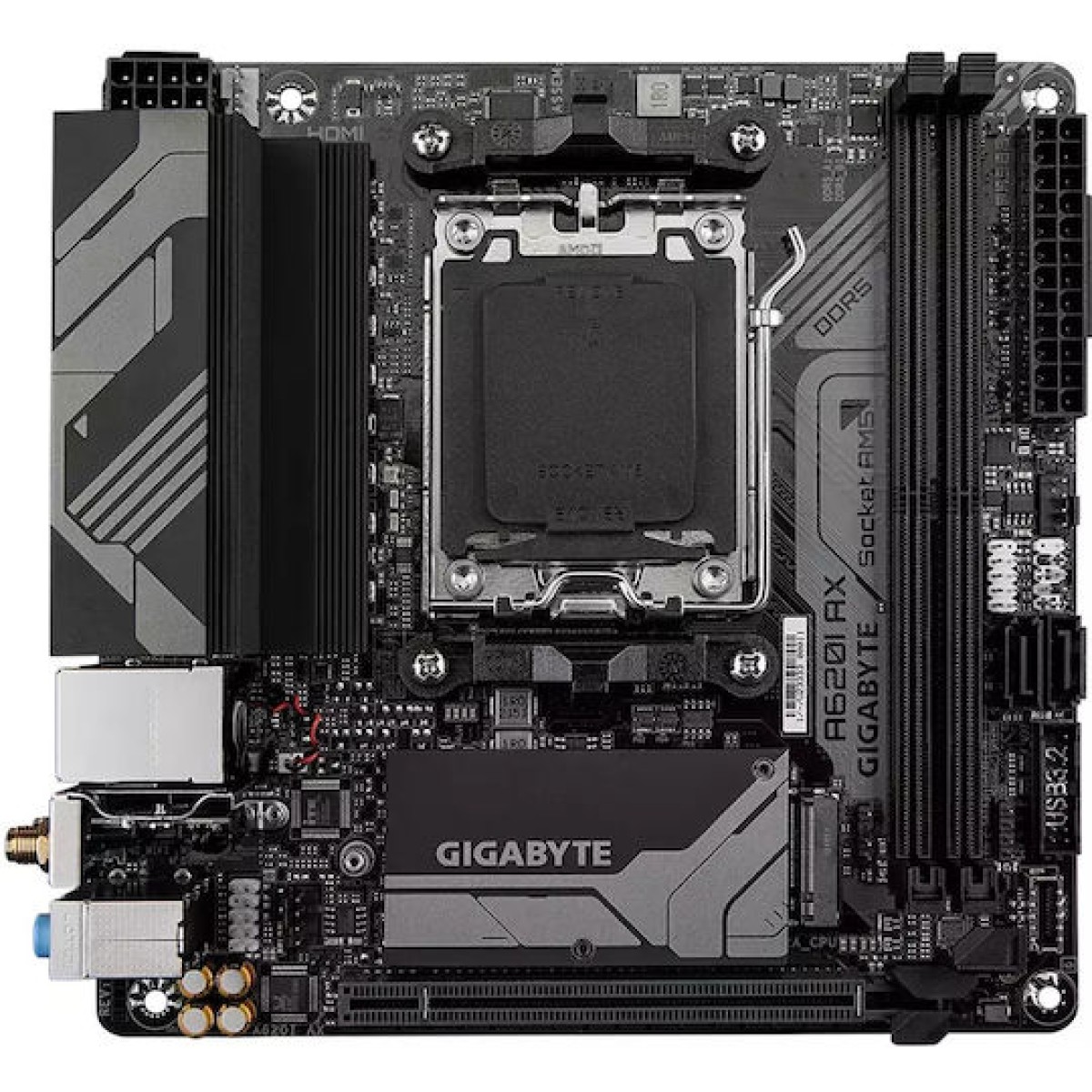 Gigabyte A620I AX rev. 1.0 Wi-Fi Motherboard Mini ITX με AMD AM5 Socket A620I
