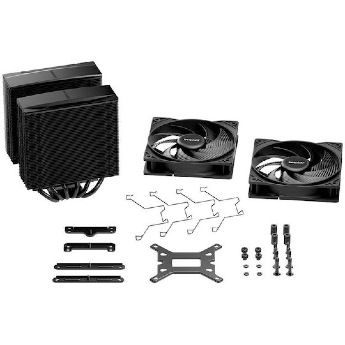 Be Quiet Pure Rock Pro 3 Ψύκτρα Επεξεργαστή Διπλού Ανεμιστήρα για Socket AM4/AM5/1200/115x/1700