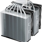 Be Quiet Pure Rock Pro 3 Ψύκτρα Επεξεργαστή Διπλού Ανεμιστήρα για Socket AM4/AM5/1200/115x/1700 Ασημί