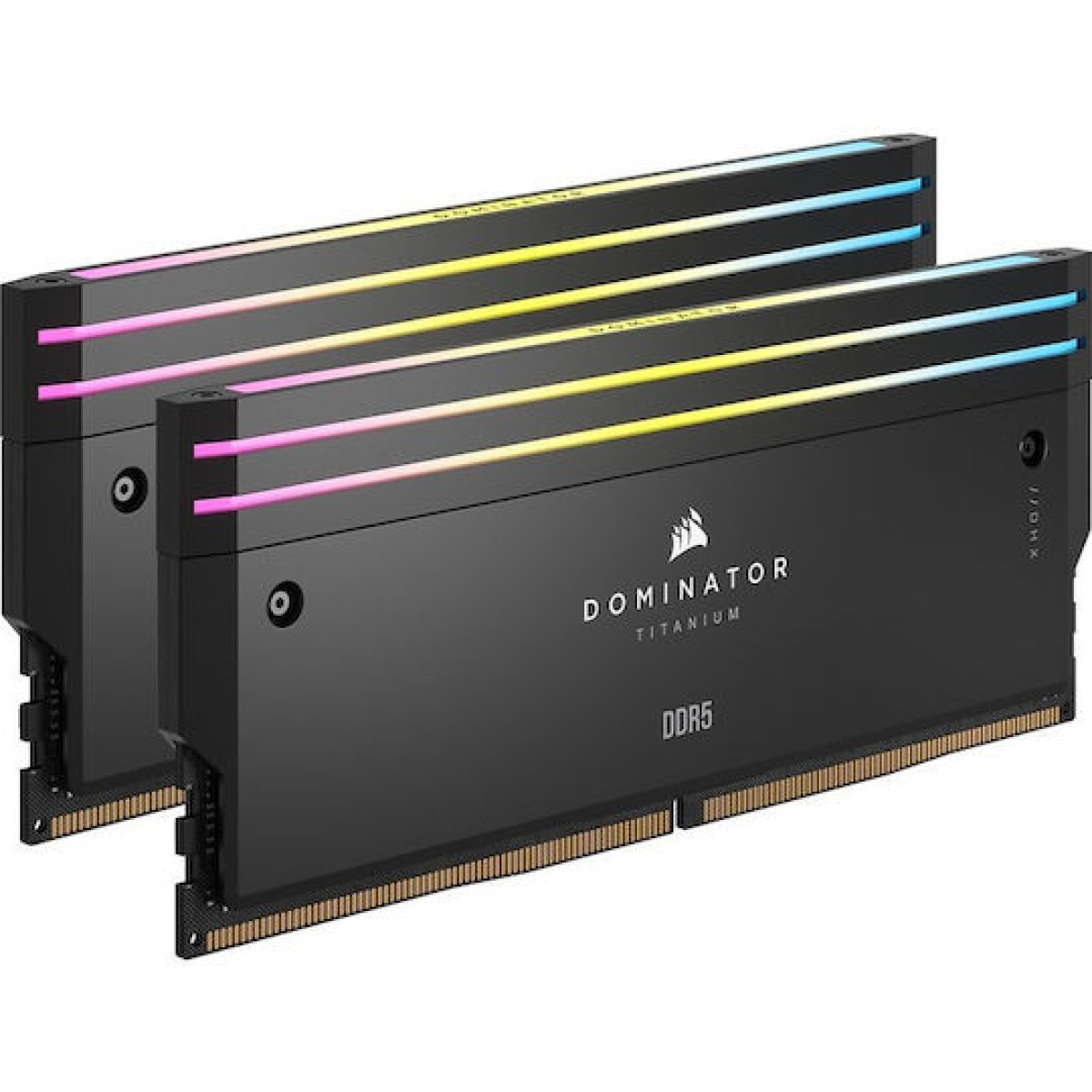 Corsair Dominator Titanium RGB XMP DDR5 32GB RAM με 2x16GB Modules και Ταχύτητα 6600 για Desktop