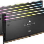 Corsair Dominator Titanium RGB XMP DDR5 32GB RAM με 2x16GB Modules και Ταχύτητα 6600 για Desktop