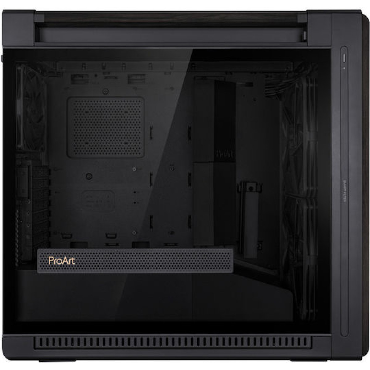 Asus ProArt PA602 Gaming Midi Tower Κουτί Υπολογιστή με Πλαϊνό Παράθυρο Wood Edition