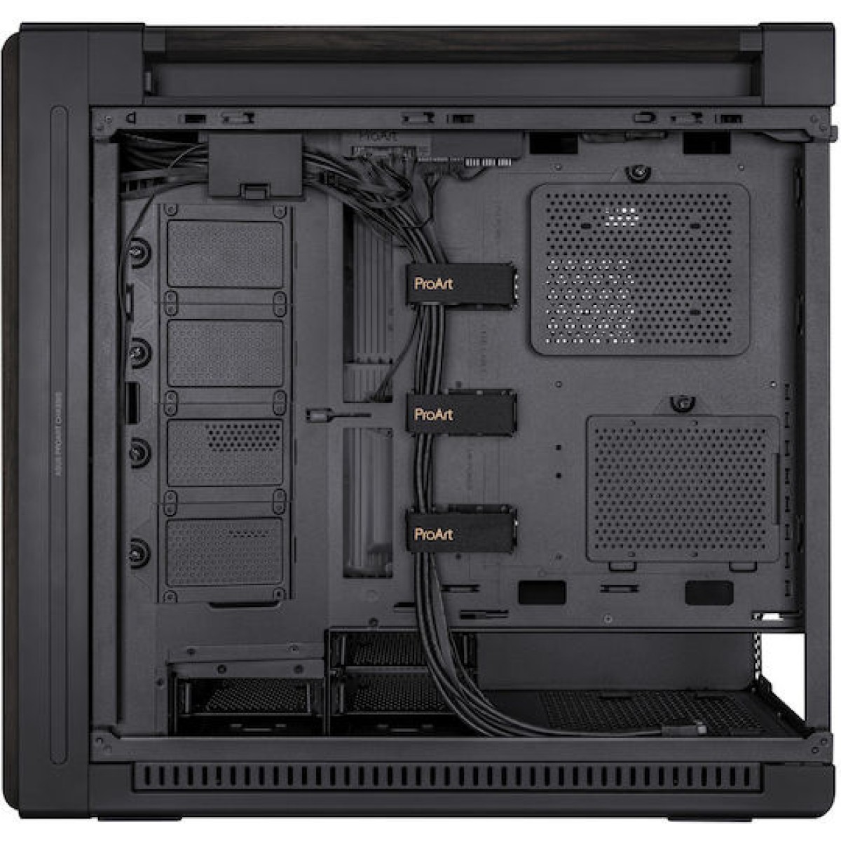 Asus ProArt PA602 Gaming Midi Tower Κουτί Υπολογιστή με Πλαϊνό Παράθυρο Wood Edition