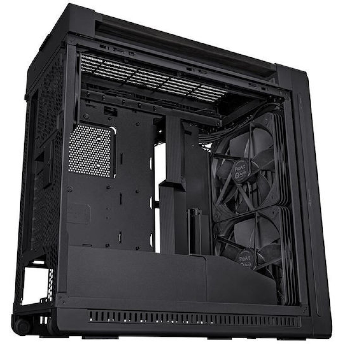 Asus ProArt PA602 Gaming Midi Tower Κουτί Υπολογιστή με Πλαϊνό Παράθυρο Wood Edition Metal Panel