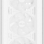 Asus A21 PLUS TG Gaming Midi Tower Κουτί Υπολογιστή με Πλαϊνό Παράθυρο και RGB Φωτισμό Λευκό