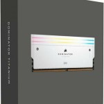 Corsair Dominator Titanium RGB XMP White DDR5 32GB RAM με 2x16GB Modules και Ταχύτητα 6600 για Desktop