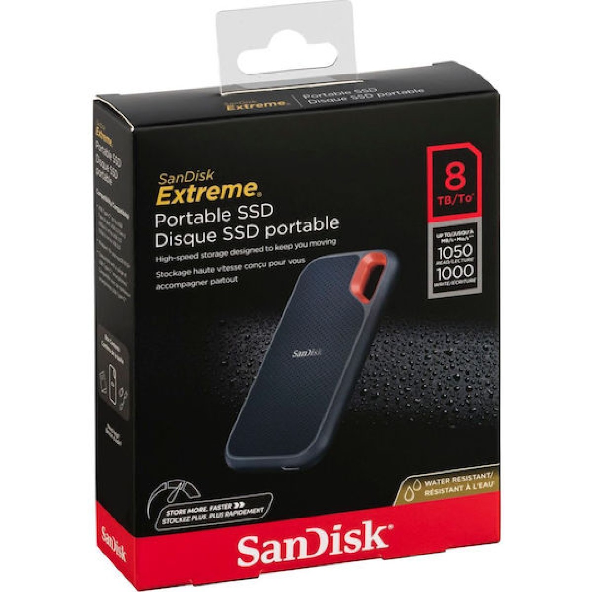 Sandisk Extreme USB 3.2 / USB-C Εξωτερικός SSD 8TB 2.5