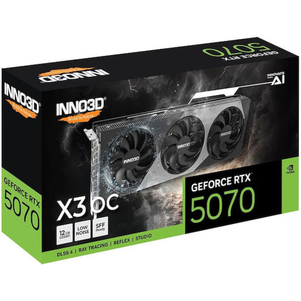 Inno 3D GeForce RTX 5070 12GB GDDR7 X3 OC Κάρτα Γραφικών
