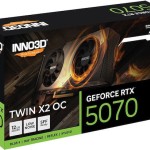 Inno 3D GeForce RTX 5070 12GB GDDR7 TWIN X2 OC Κάρτα Γραφικών