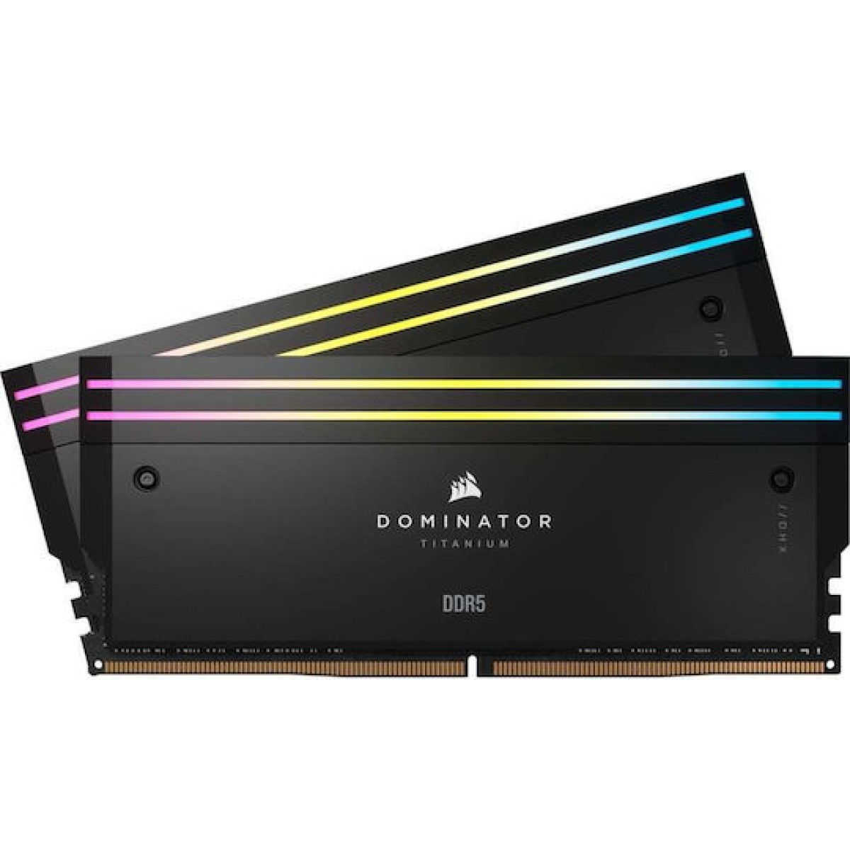 Corsair Dominator Titanium RGB DDR5 96GB RAM με 2x48GB Modules και Ταχύτητα 6400 για Desktop