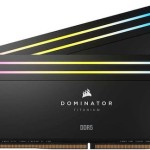 Corsair Dominator Titanium RGB DDR5 96GB RAM με 2x48GB Modules και Ταχύτητα 6400 για Desktop
