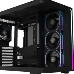 FSP/Fortron M580 Plus Gaming Midi Tower Κουτί Υπολογιστή με Πλαϊνό Παράθυρο και RGB Φωτισμό Μαύρο