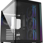 FSP/Fortron M580 Plus Gaming Midi Tower Κουτί Υπολογιστή με Πλαϊνό Παράθυρο και RGB Φωτισμό Μαύρο
