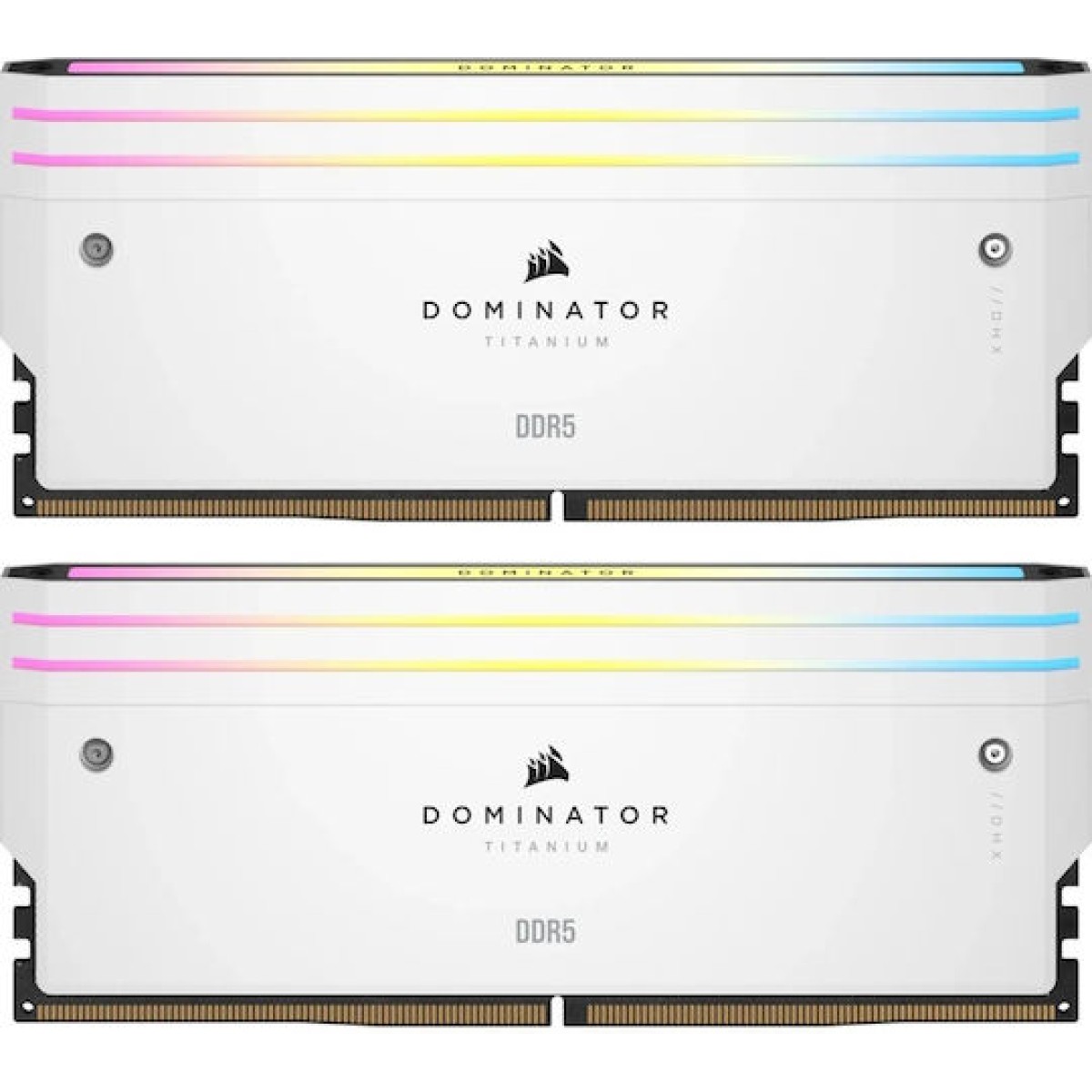 Corsair Dominator Titanium RGB DDR5 96GB RAM με 2x48GB Modules και Ταχύτητα 6400 για Desktop