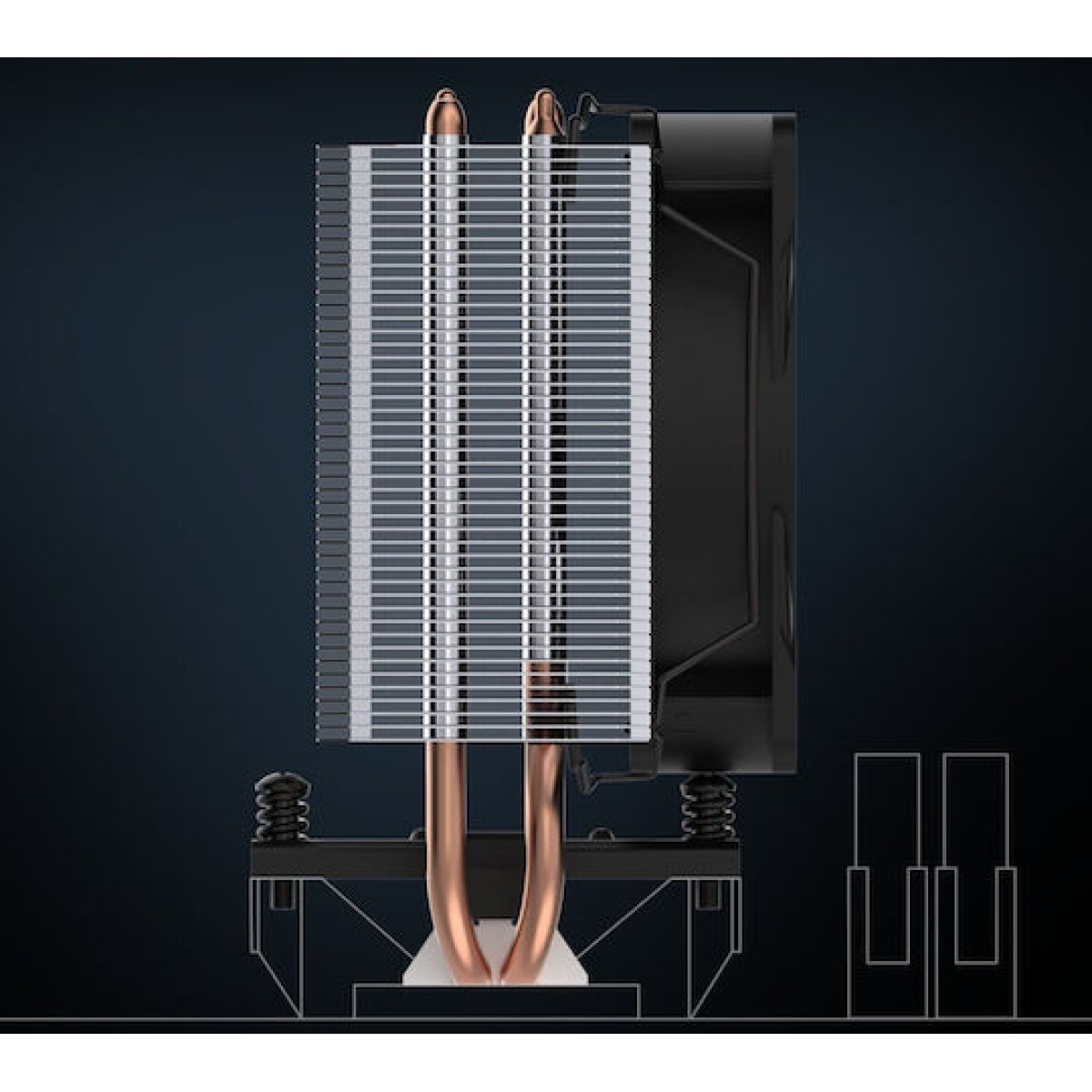 Arctic Freezer 8A CO Ψύκτρα Επεξεργαστή για Socket AM4/AM5