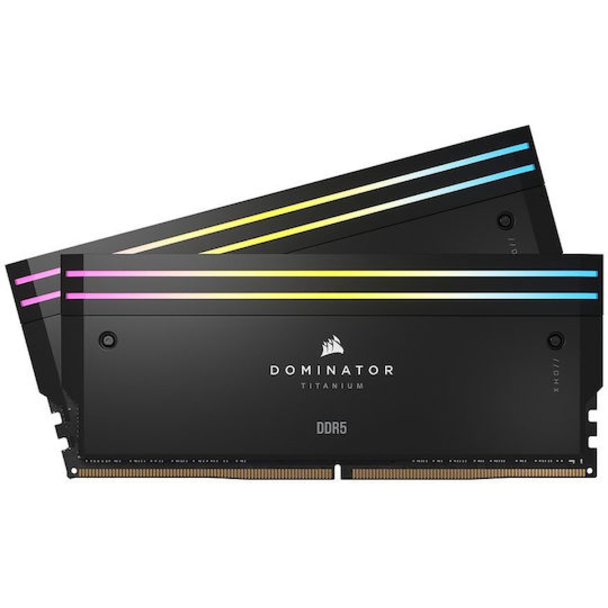 Corsair Dominator Titanium RGB XMP DDR5 64GB RAM με 2x32GB Modules και Ταχύτητα 6400 για Desktop