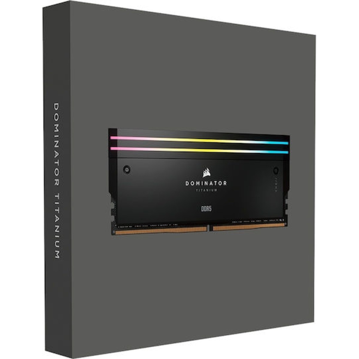 Corsair Dominator Titanium RGB XMP DDR5 64GB RAM με 2x32GB Modules και Ταχύτητα 6400 για Desktop