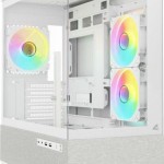 Sharkoon MK7 ARGB Gaming Mini Tower Κουτί Υπολογιστή με Πλαϊνό Παράθυρο Λευκό