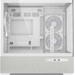 Sharkoon MK7 ARGB Gaming Mini Tower Κουτί Υπολογιστή με Πλαϊνό Παράθυρο Λευκό