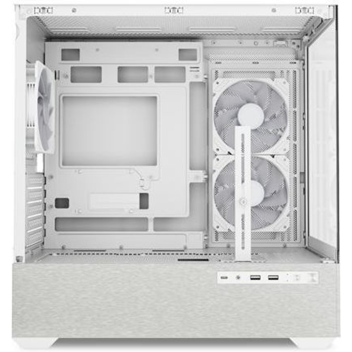 Sharkoon MK7 ARGB Gaming Mini Tower Κουτί Υπολογιστή με Πλαϊνό Παράθυρο Λευκό